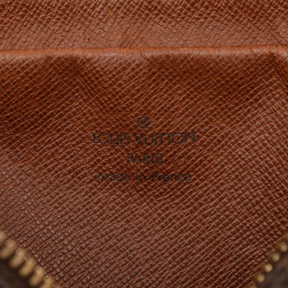 LOUIS VUITTON Authentic Brown Monogram Leather Pochette Shoulder Bag - Picture 7 of 8